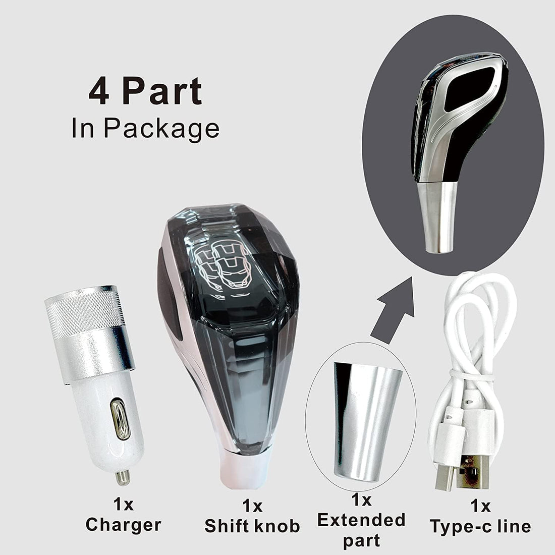 Crystal Gear Shift Knob