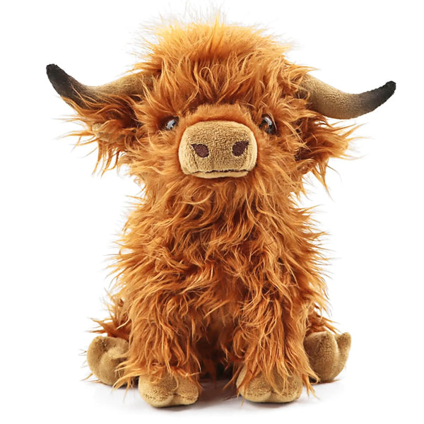 Cozy Scottish Highland Cow Plush